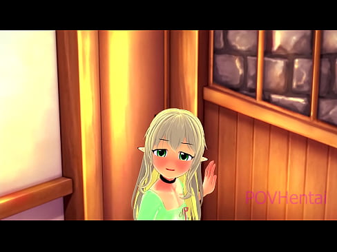 ❤️ (トラップ）エルフのメイドが顔を洗うのを手伝う ️❌ ハードポルノ ❌️❤